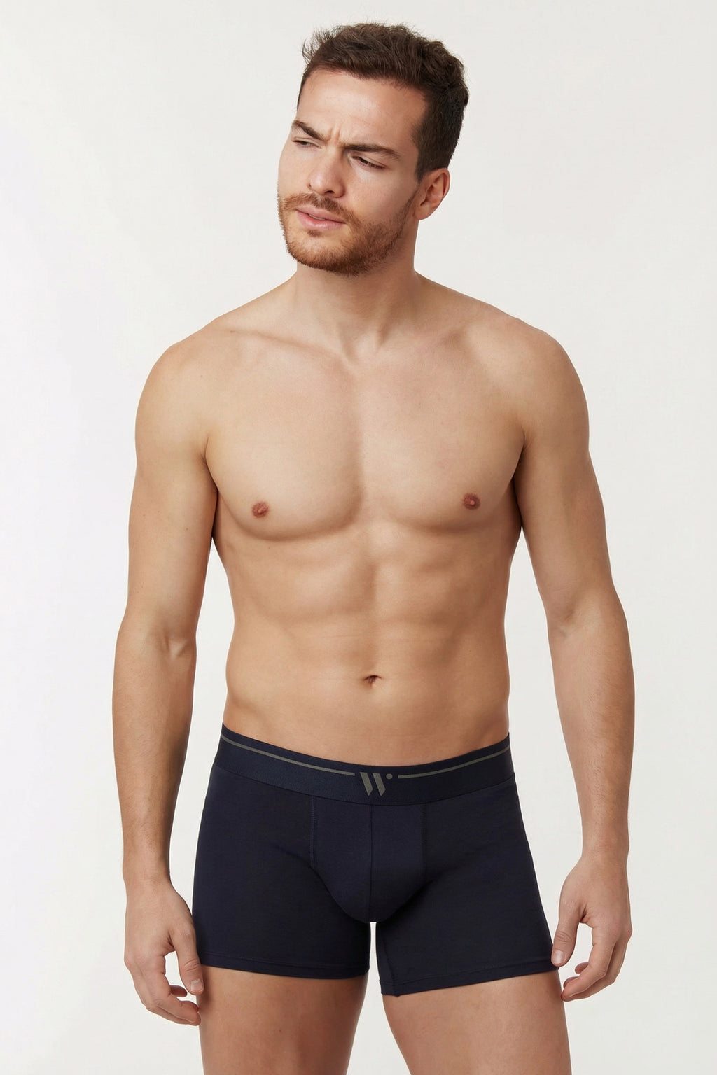 Woody Heren Boxershort Duopack Donkerblauw