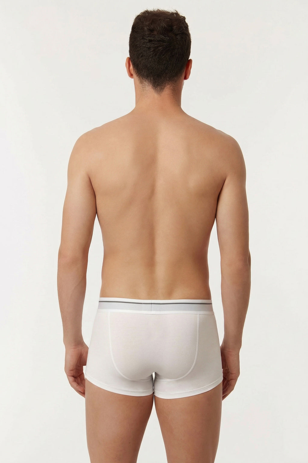 Woody Heren Korte Boxershort Duopack Wit detail 1