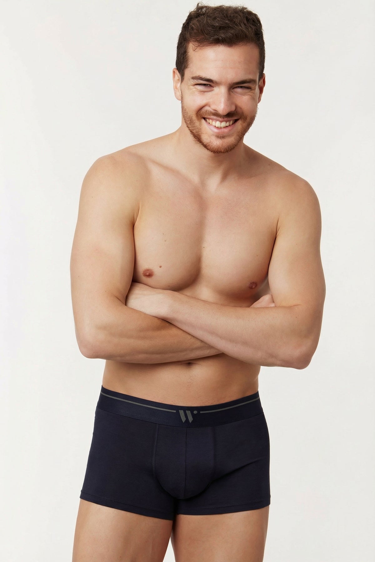 Woody Heren Korte Boxershort Duopack Donkerblauw