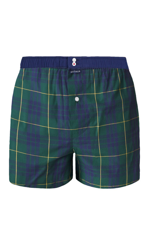 Arthur boxershort Le Club n°1060 Ruit Groen