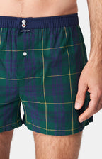 Arthur boxershort Le Club n°1060 Ruit Groen detail 1