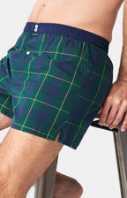Arthur boxershort Le Club n°1060 Ruit Groen detail 4