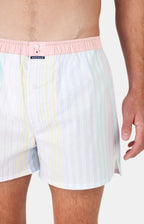 Arthur boxershort Le Club n°1093 Strepen Pastel detail 2
