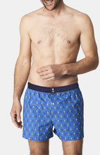 Arthur boxershort Le Club n°1116 Horloges Blauw detail 1
