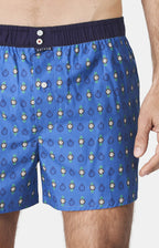 Arthur boxershort Le Club n°1116 Horloges Blauw detail 2