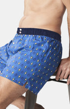 Arthur boxershort Le Club n°1116 Horloges Blauw detail 4