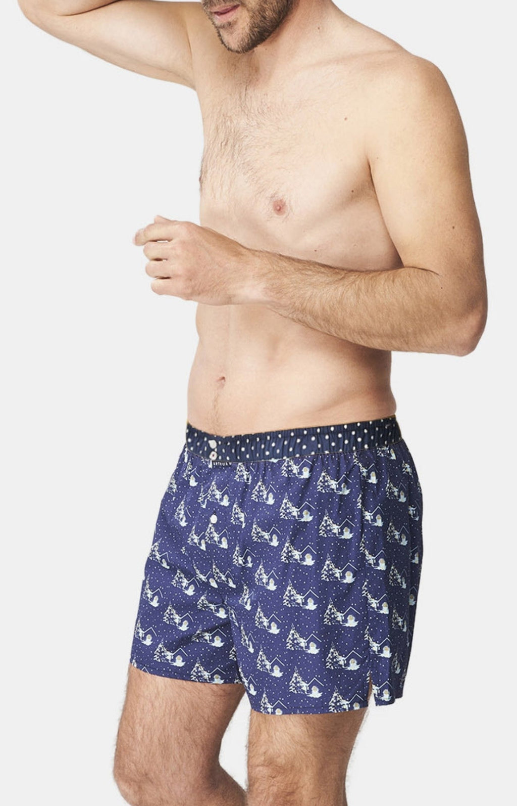 Arthur boxershort Le Club n°1126 Winternacht Marine detail 3