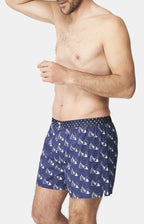 Arthur boxershort Le Club n°1126 Winternacht Marine detail 3