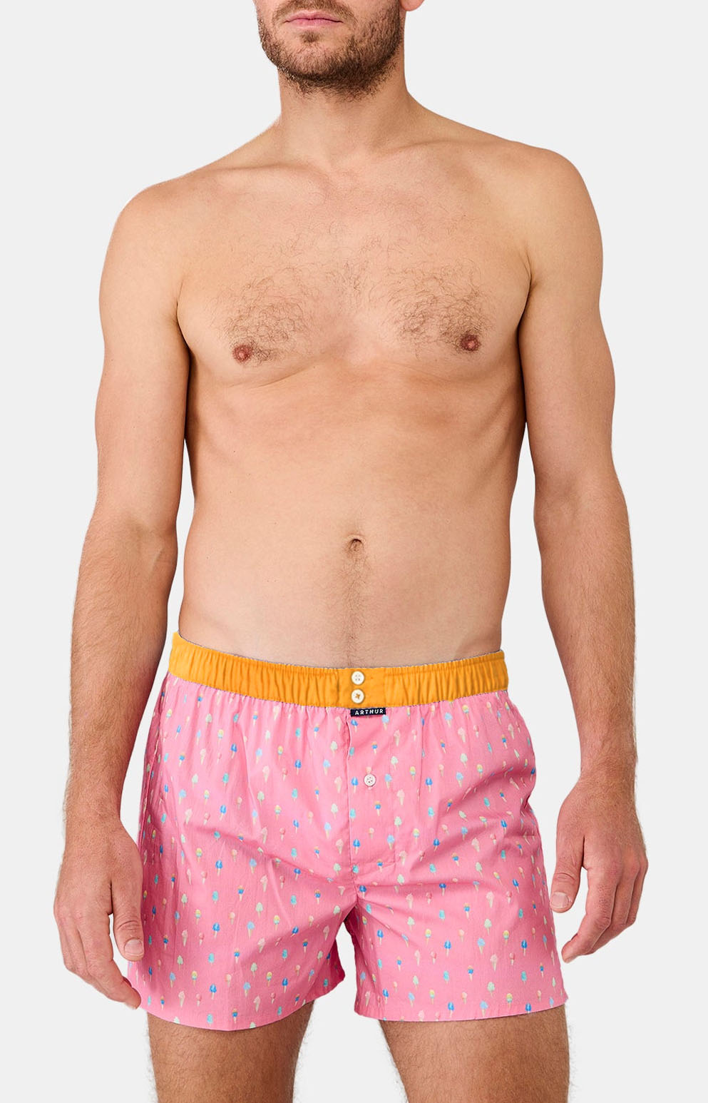 Arthur boxershort Le Club n°1154 Gelato Fraise detail 2
