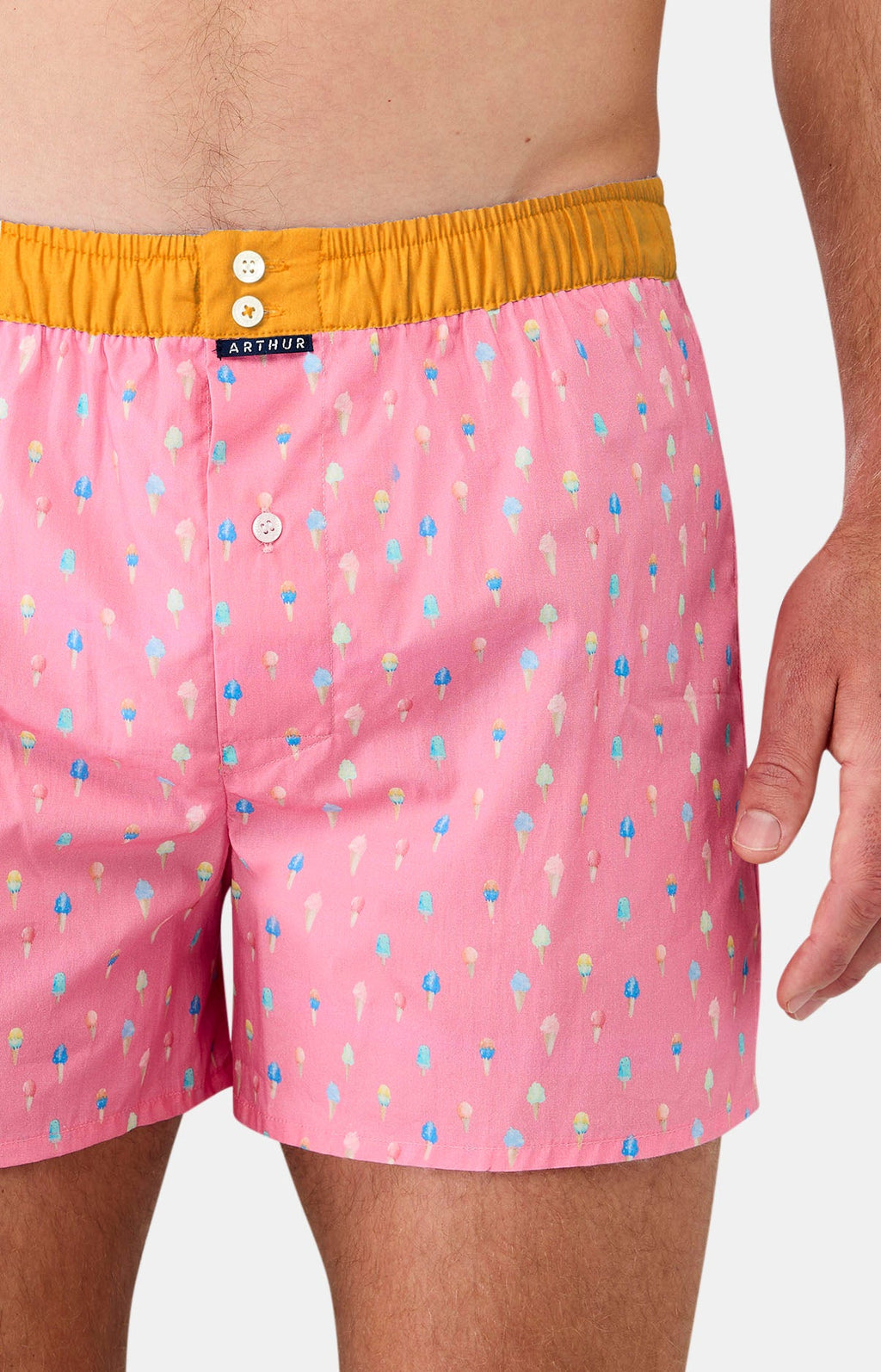 Arthur boxershort Le Club n°1154 Gelato Fraise detail 1