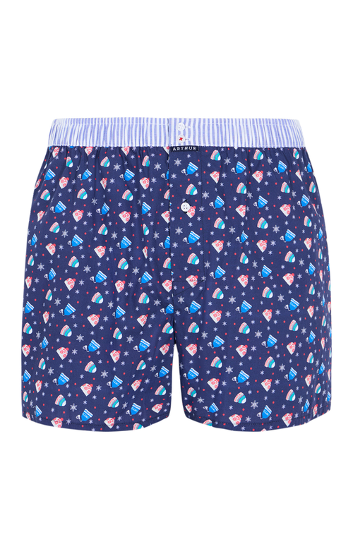Arthur boxershort Le Club n°1175 Wintermutsen Marine
