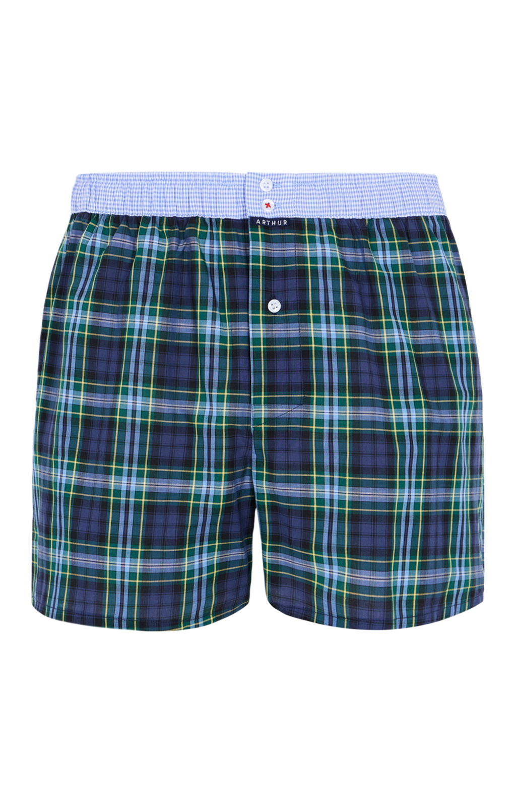 Arthur boxershort Le Club n°1187 Ruit Navy