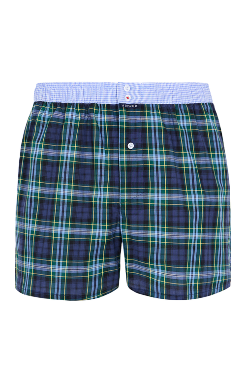 Arthur boxershort Le Club n°1187 Ruit Navy