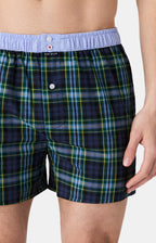 Arthur boxershort Le Club n°1187 Ruit Navy detail 1