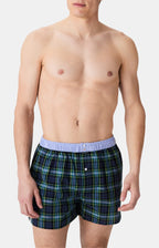 Arthur boxershort Le Club n°1187 Ruit Navy detail 2