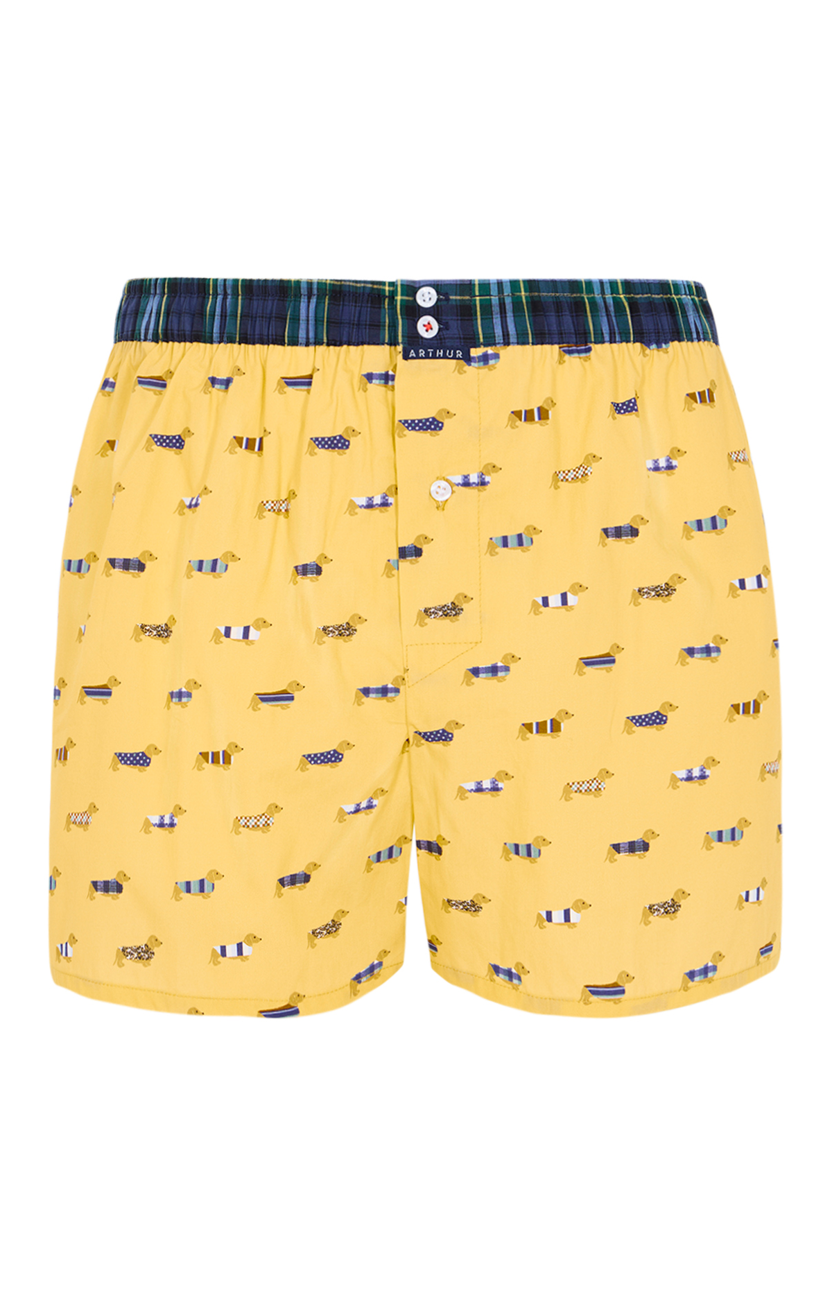 Arthur boxershort Le Club n°1196 Teckel Jaune