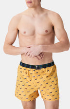 Arthur boxershort Le Club n°1196 Teckel Jaune detail 2