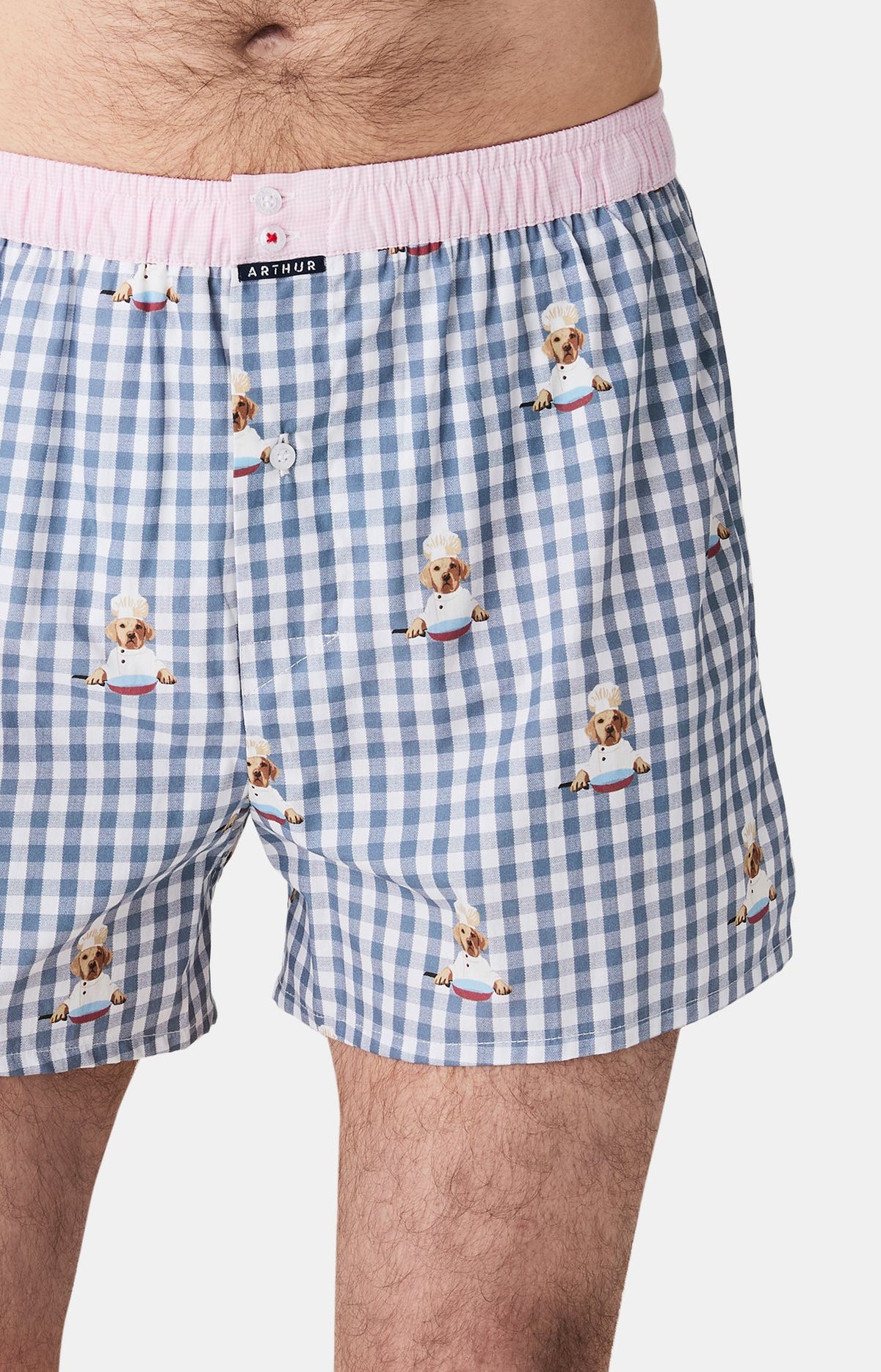 Arthur boxershort Le Club n°1199 Chef-hond Gris detail 1