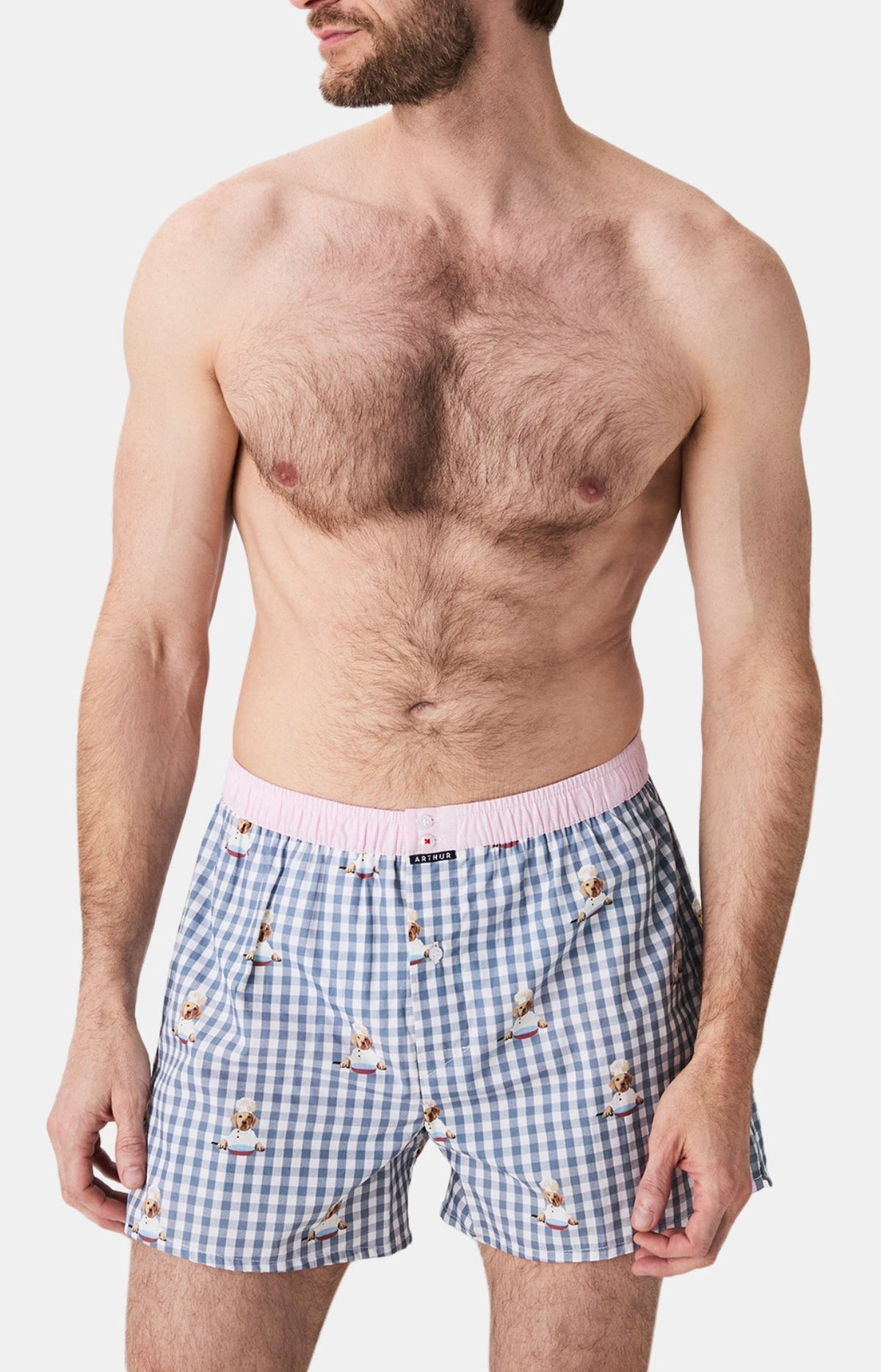 Arthur boxershort Le Club n°1199 Chef-hond Gris detail 4