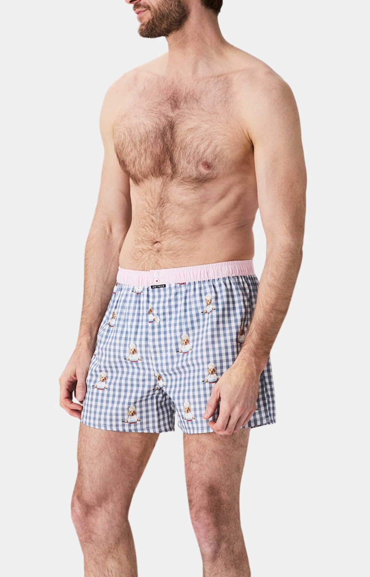 Arthur boxershort Le Club n°1199 Chef-hond Gris detail 3