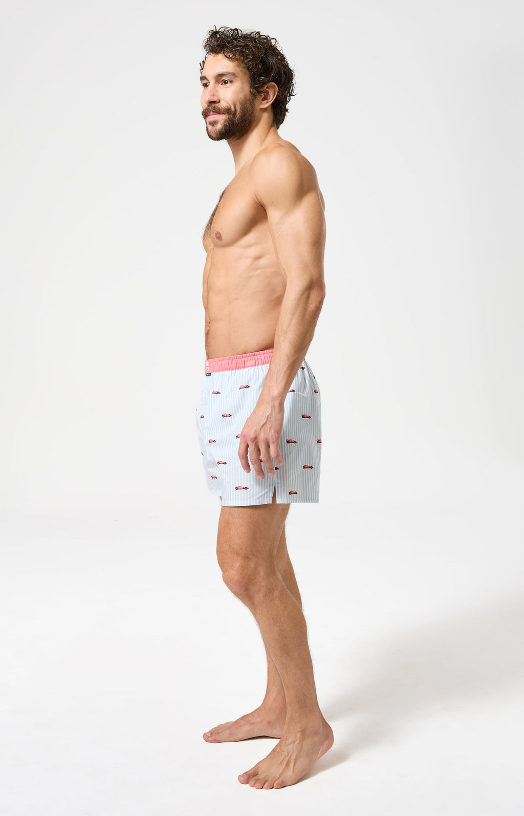 Arthur boxershort Le Club n°1204 Raceauto Ciel detail 3