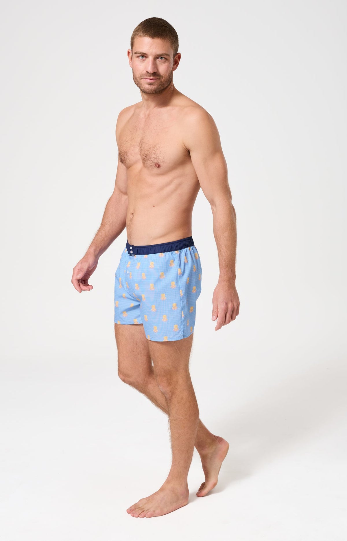 Arthur boxershort Le Club n°1217 Robot Bleu detail 3