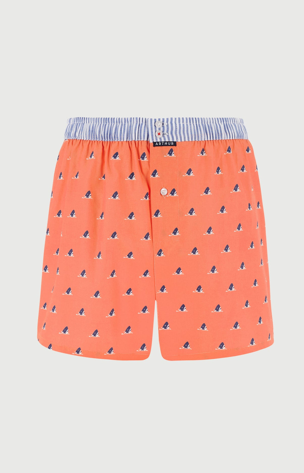 Arthur boxershort Le Club n°1220 Haaien Orange