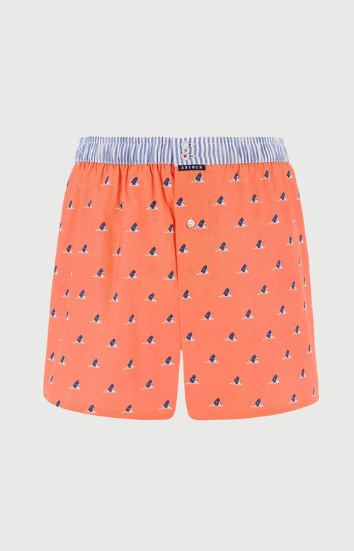Arthur boxershort Le Club n°1220 Haaien Orange