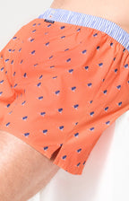 Arthur boxershort Le Club n°1220 Haaien Orange detail 4