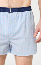 Arthur boxershort Le Club n°1221 Ruit Ciel detail 1