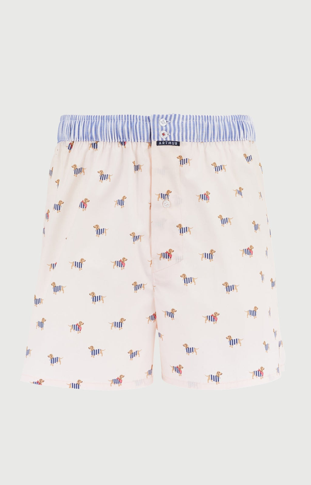 Arthur boxershort Le Club n°1246 Teckel Rose