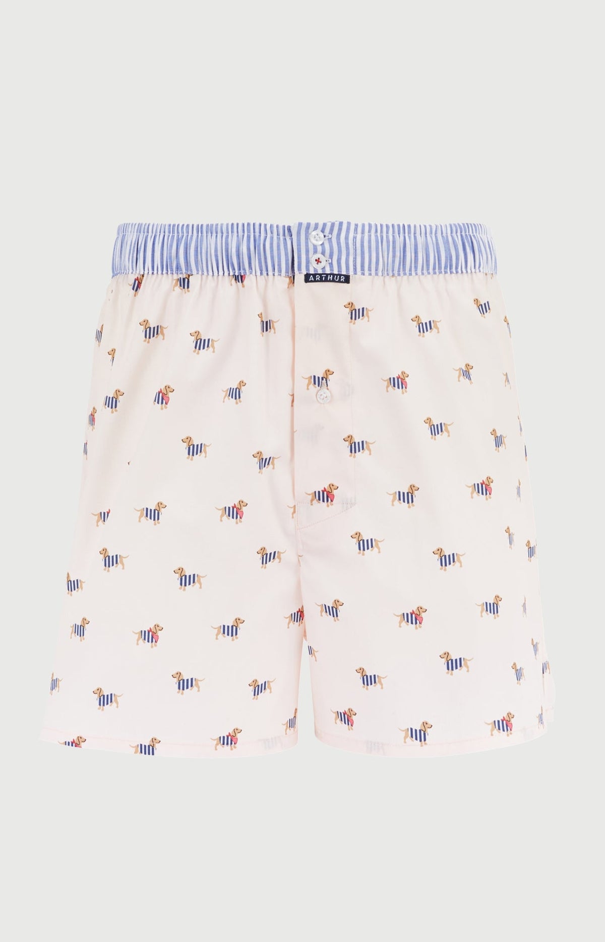 Arthur boxershort Le Club n°1246 Teckel Rose