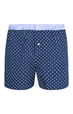Arthur boxershort Le Club n°002 Bolletjes Marine