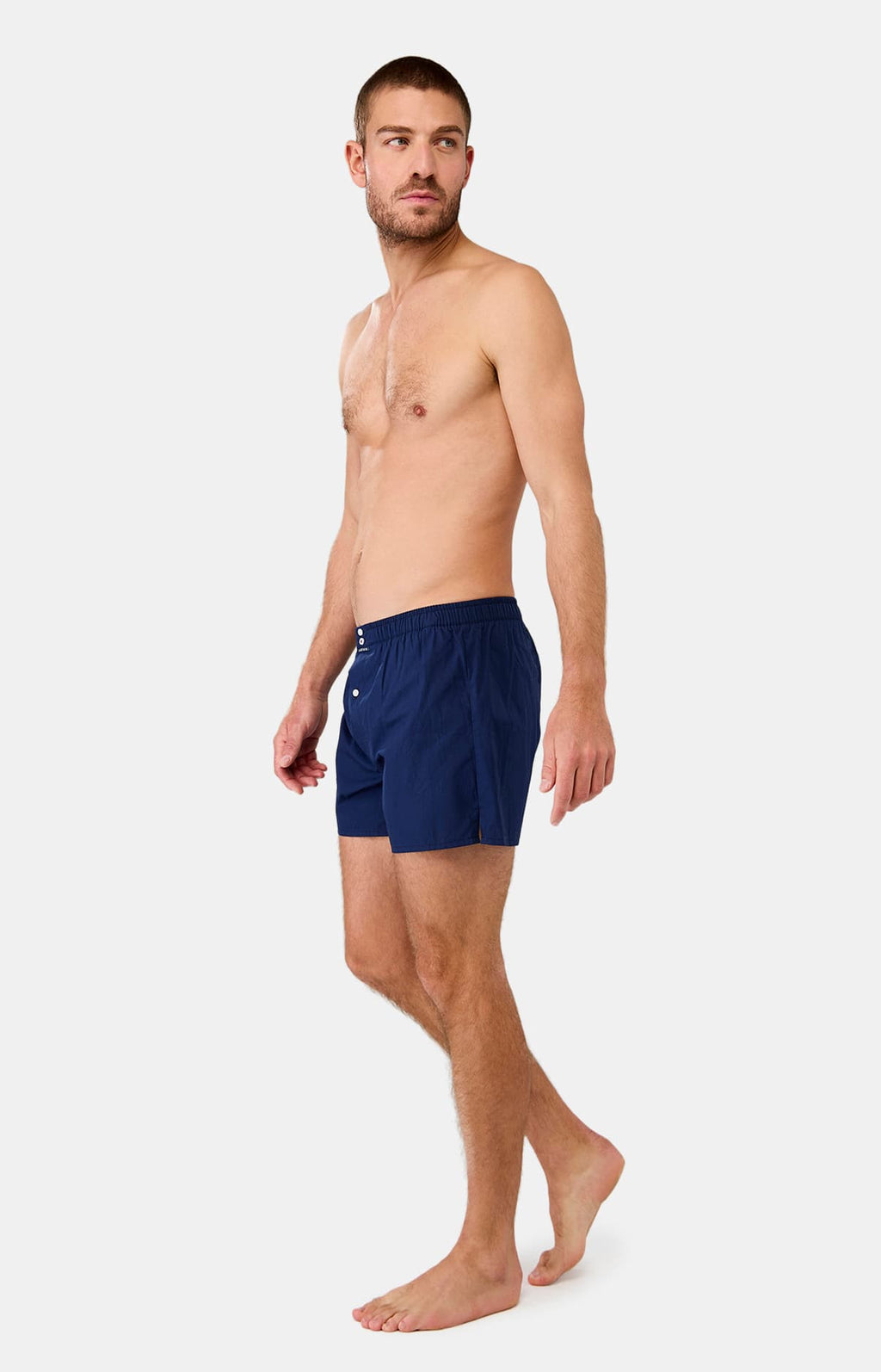 Arthur boxershort Le Club n°010 Uni Marine detail 4
