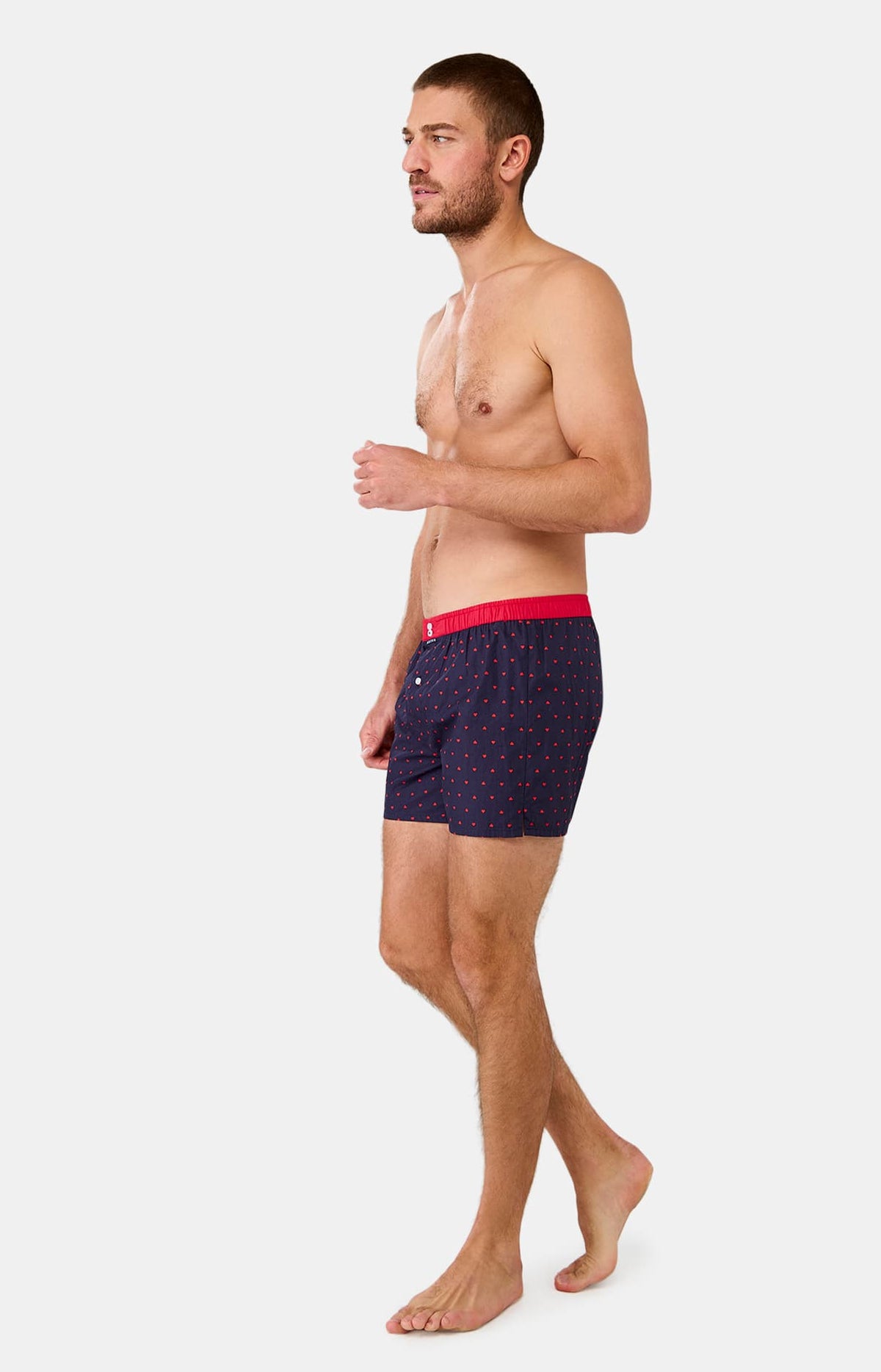 Arthur boxershort Le Club n°1041 Hartjes Marine detail 3