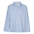 Ambassador Heren Pyjama Oslo Flanel Blauw Wit