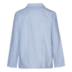Ambassador Heren Pyjama Oslo Flanel Blauw Wit