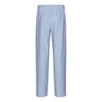 Ambassador Heren Pyjama Oslo Flanel Blauw Wit