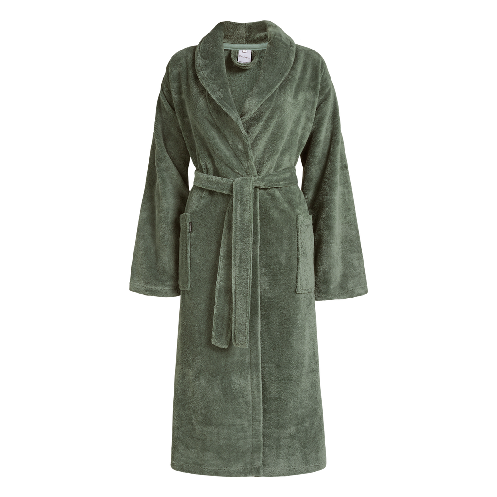 Badjas sage green unisex