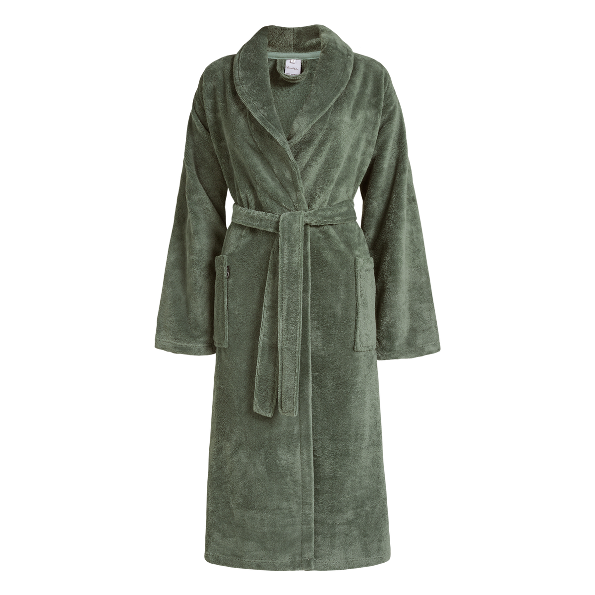 Badjas sage green unisex