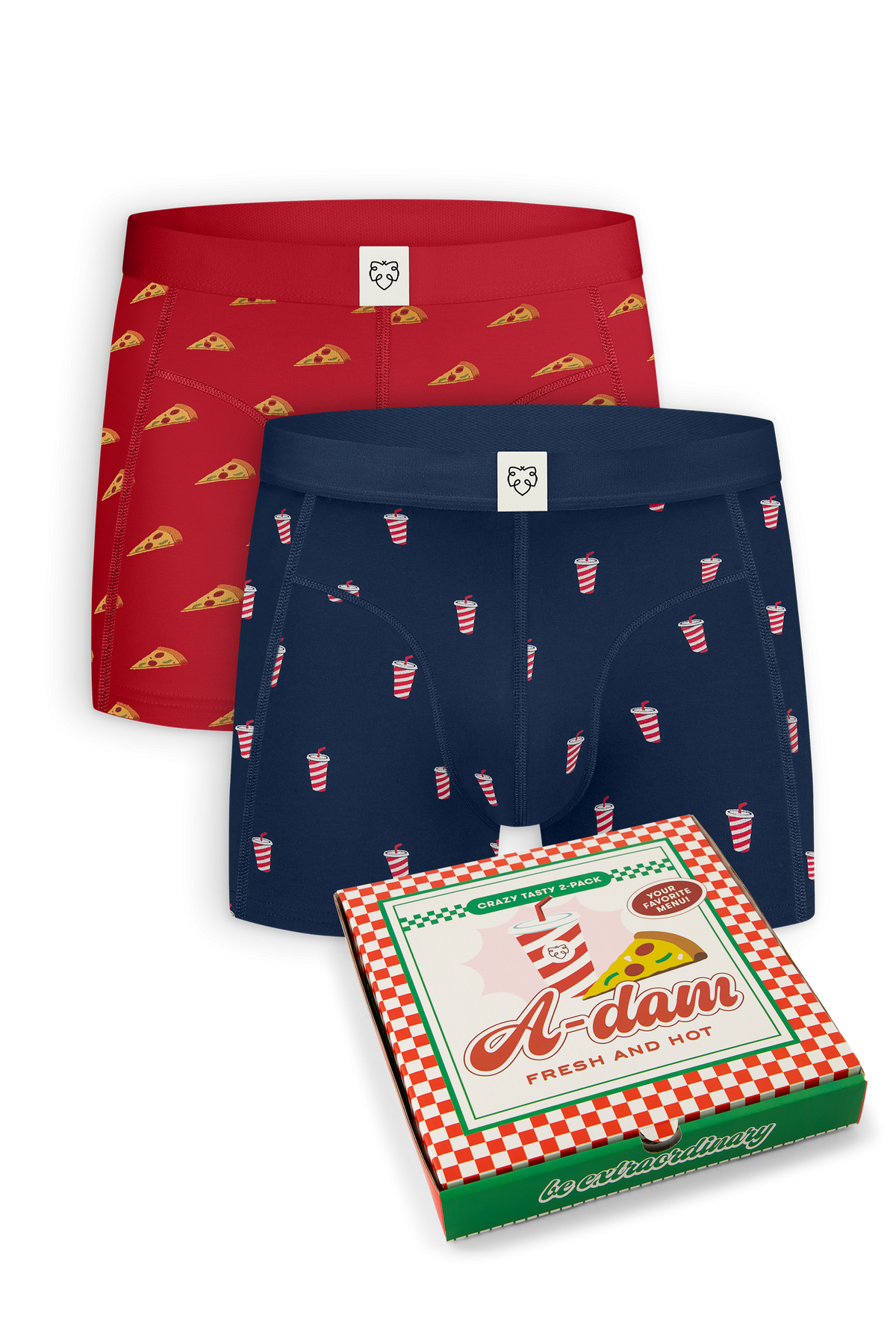 A-dam ACE Boxershort 2-pack Pizza Delivery