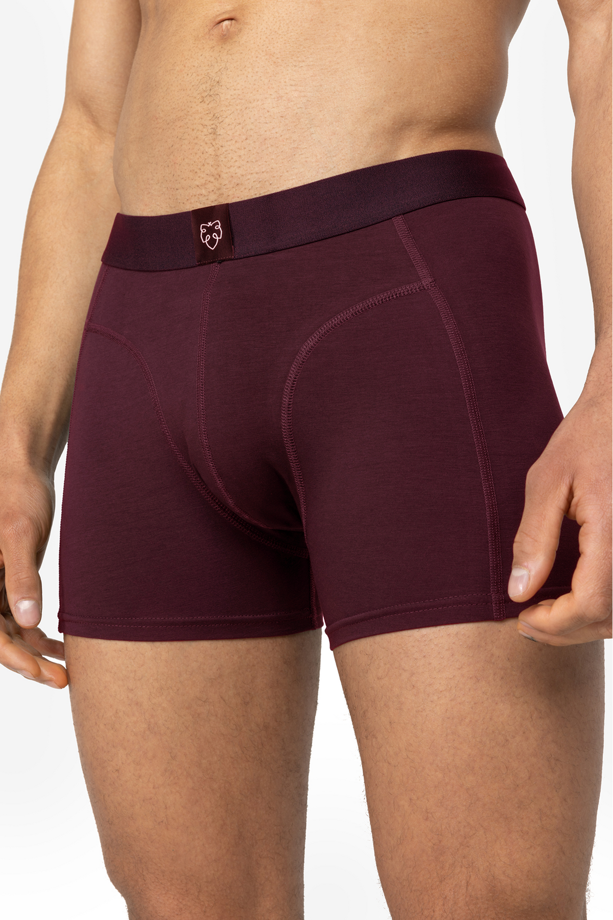 A-dam ACE Boxershort Burgundy detail 1