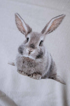 SNURK Dekbedovertrek Bunny Beige Flanel detail 4