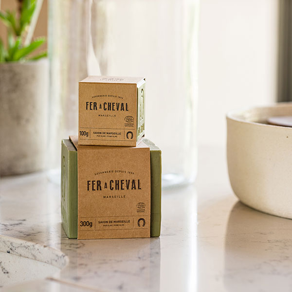Fer à Cheval Savon de Marseille Cube Pur Olive 300 g