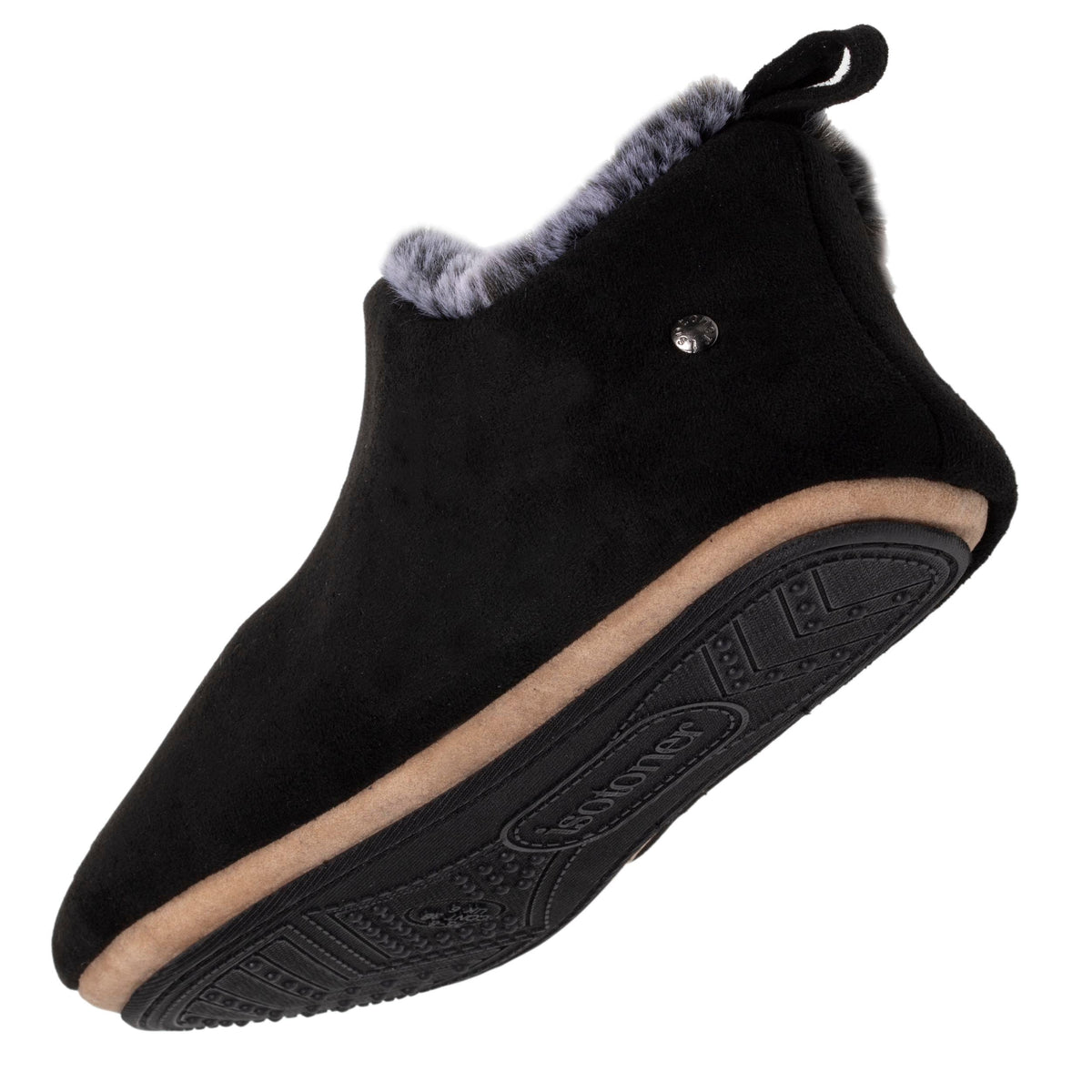 Isotoner Dames Pantoffels Laag Enkellaarsje
