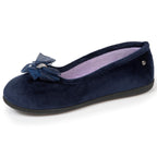 Isotoner Dames Pantoffels Ballerina Everywear Marineblauw