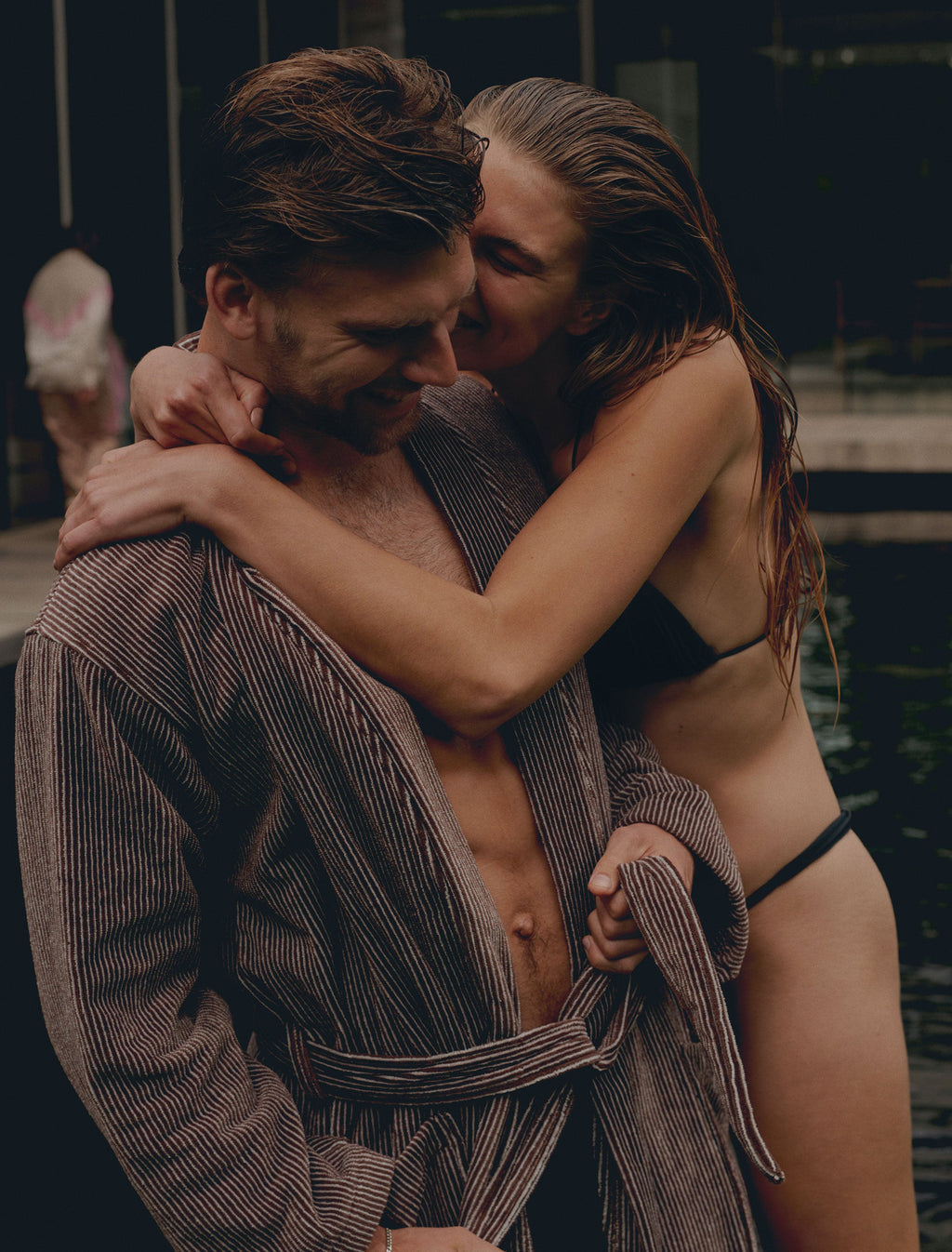 Badjas bruin unisex