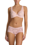 Hanky Panky Signature Lace Boyshort Blushing Rose detail 2