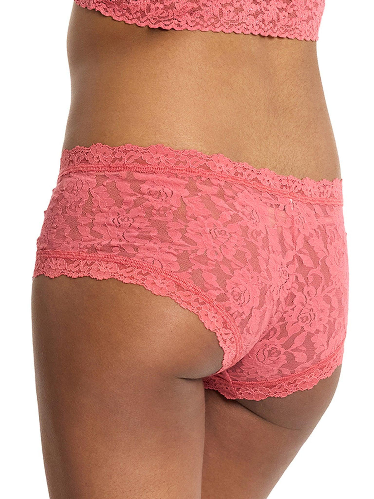 Hanky Panky Signature Lace Boyshort Naples Red detail 2