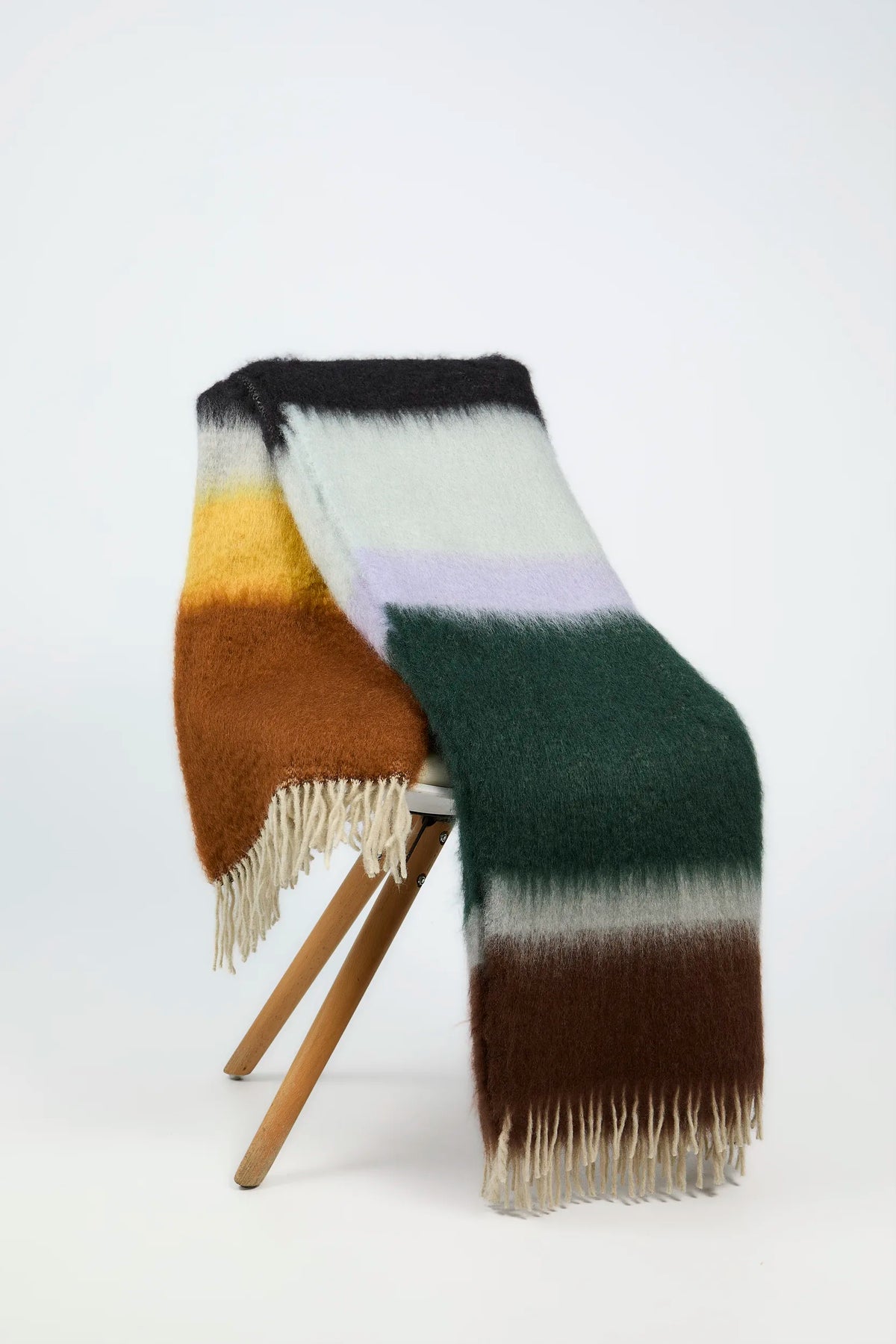 Mantas Ezcaray Plaid Matisse M-53 Oker, Cognac, Bruin & Beige